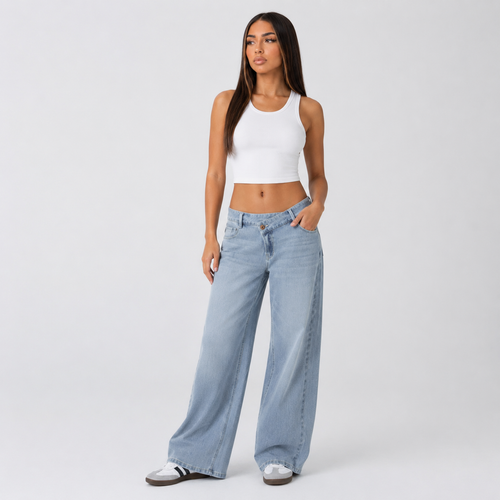 Low Rise Soft Stretch Casual Jeans