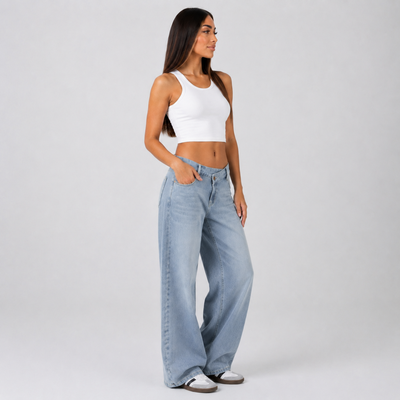 Low Rise Soft Stretch Casual Jeans