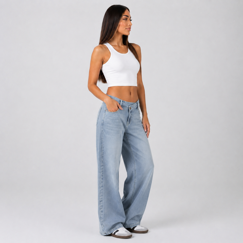 Low Rise Soft Stretch Casual Jeans