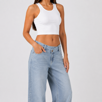 Low Rise Soft Stretch Casual Jeans