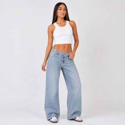 Low Rise Soft Stretch Casual Jeans